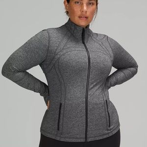 Lululemon define jacket luon, heathered black size 8 barely worn
